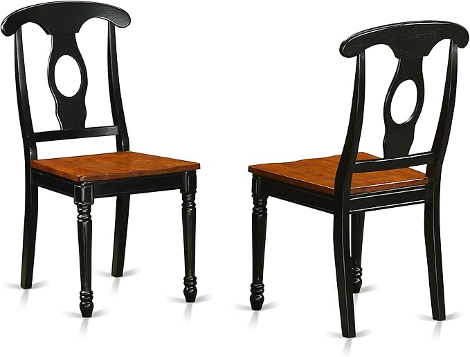 East West Furniture MZKE5-BCH-W Monza 5 Piece Modern Set Includes a Rectangle Wooden Table with Dropleaf and 4 Dining Chairs, 36x54 Inch - LeafyLoom