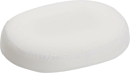 DMI Seat Cushion Donut Pillow and Chair Pillow for Tailbone Pain Relief, Hemorrhoids, Prostate, Pregnancy, Post Natal, Pressure Relief and Surgery, 16 x 13 x 3, White - LeafyLoom