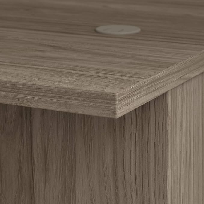 Bush Business Furniture 500 Home Office Desk, 72W, Modern Hickory - LeafyLoom