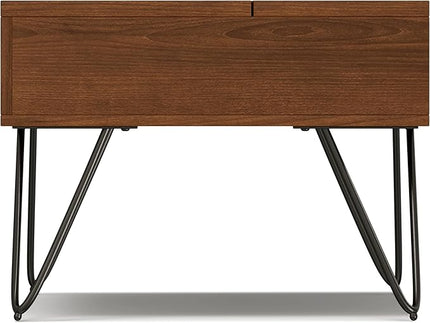 SIMPLIHOME Hunter Lift Top Coffee Table, 48 inch, Walnut Veneer - LeafyLoom