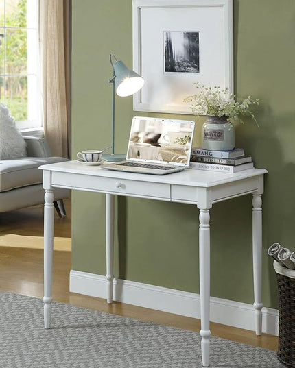 Convenience Concepts French Country Desk, White - LeafyLoom