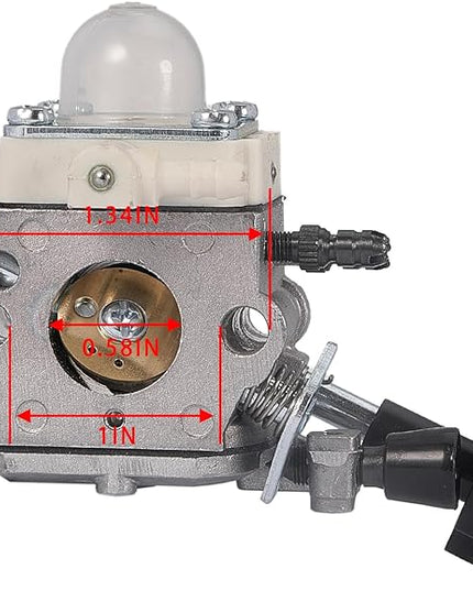 BG86 Carburetor for STIHL SH86 SH86C BG86C BG86CE BG86Z BG86CEZ Leaf Blower Replace Zama C1M-S261B 4241-120-0623 4241-120-0616 With Stub Spark Arrestor Air Filter Kit - LeafyLoom