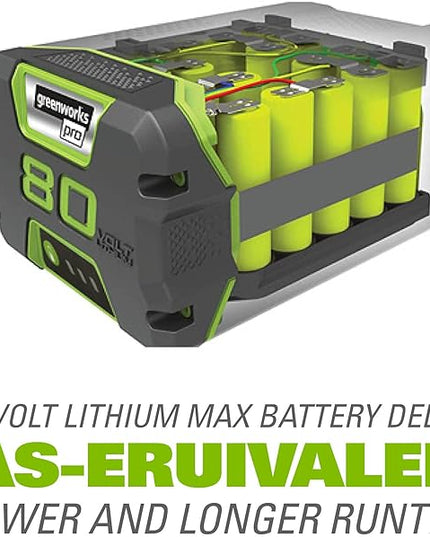 Greenworks 80V (180 MPH / 610 CFM / 75+ Compatible Tools) Cordless Brushless Backpack Blower, Tool Only - LeafyLoom