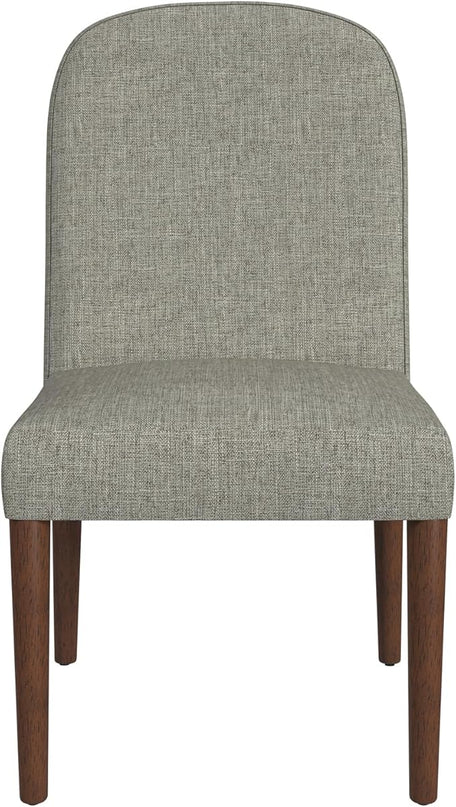 HomePop Classic Parsons Dining Chairs, Gray Woven (Single Pack) - LeafyLoom