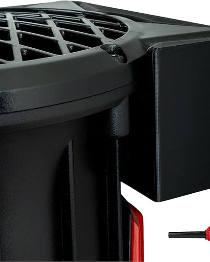Wall Mount for Milwaukee M18 Fuel Leaf Blower | Compatible with Models 2724-20 and 2724-21 | Heavy Duty Hanger Hook Holder for Garage & Shed Organization | Mounting Bracket for Storage (Black) - LeafyLoom