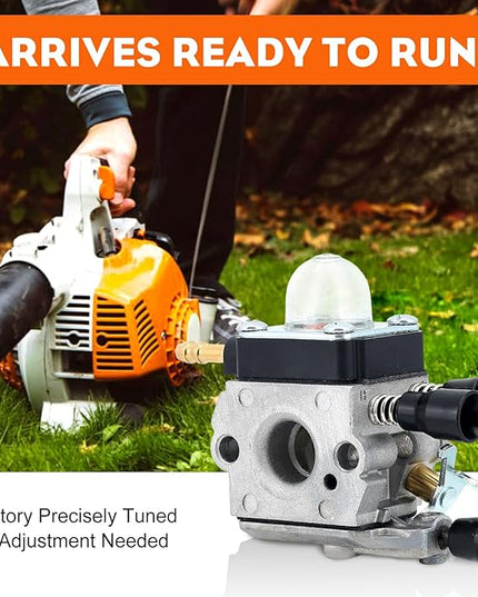 HIPA BG55 Carburetor for STIHL BG 55 BG85 BG65 BG85C SH85 SH55 BG45 BG55C BG55Z BG46 BG65DZ BG85DZ Leaf Blower Parts Replace 4229 120 0606 C1Q-S68G C1Q-S68 Carb - LeafyLoom