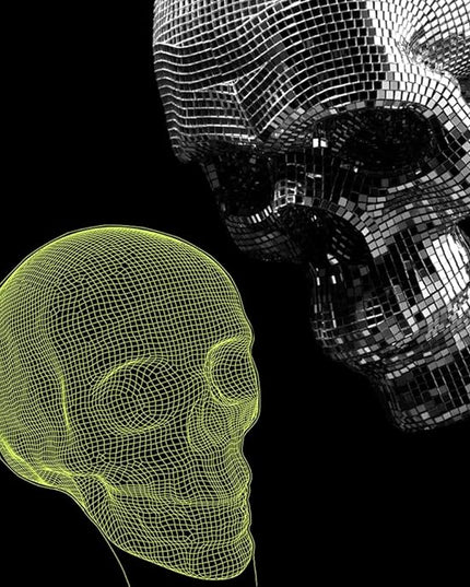 FULLOSUN Skull 3D Lamp Optical Illusion Night Light, Death Model Holiday Gift for Holloween Ghost Festival, Men Room Night Light with Remote Control 16 Colors Changing - LeafyLoom