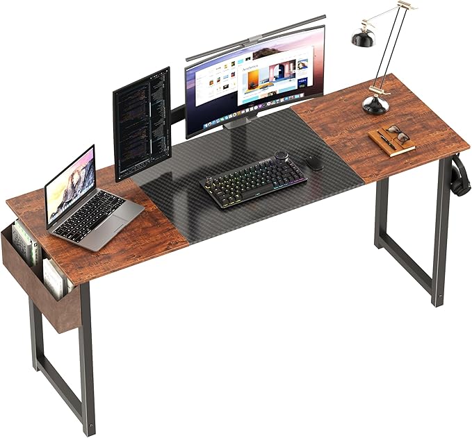 Adjustable Height Standing Desk Whole Piece 71x23 Inch Desktop Home Office Computer Workstation Sit Stand up Desk(71inch)… - LeafyLoom