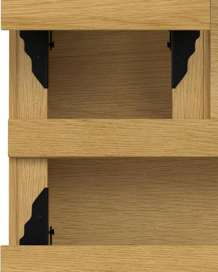 SIMPLIHOME Hunter Lift Top Square Coffee Table, 32 inch, Oak - LeafyLoom