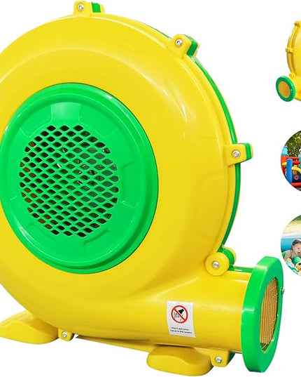1100Watt/1.5HP High Power Air Blower for Large Inflatables, GONFLABLE Inflatable Bounce House Blower, Portable Fan Pump Blower Corded Commercial for Bouncy Castle, Jumper, Water Slide - LeafyLoom