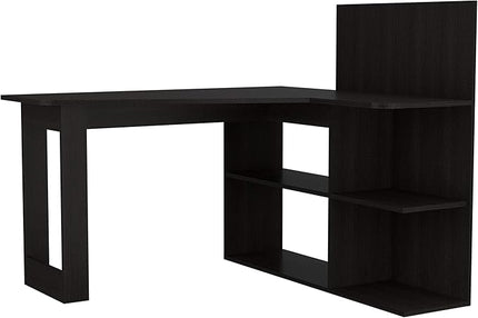 NicBex Kimberly-DW-00008-LWJ Home Office Desks, 47.2"x51.7"x43.3", Black - LeafyLoom