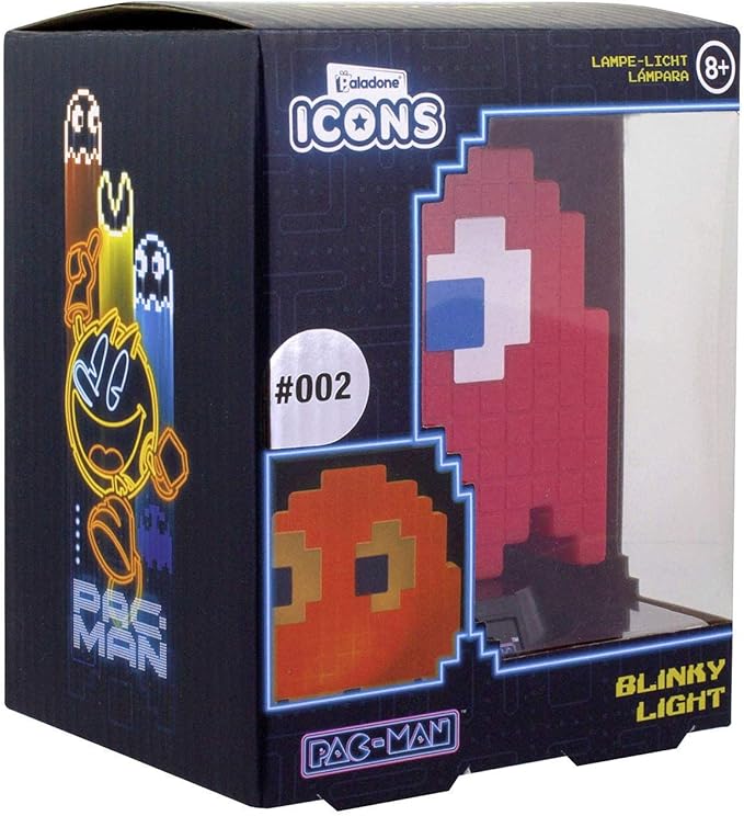 Pac Man Blinky Icon Light - LeafyLoom