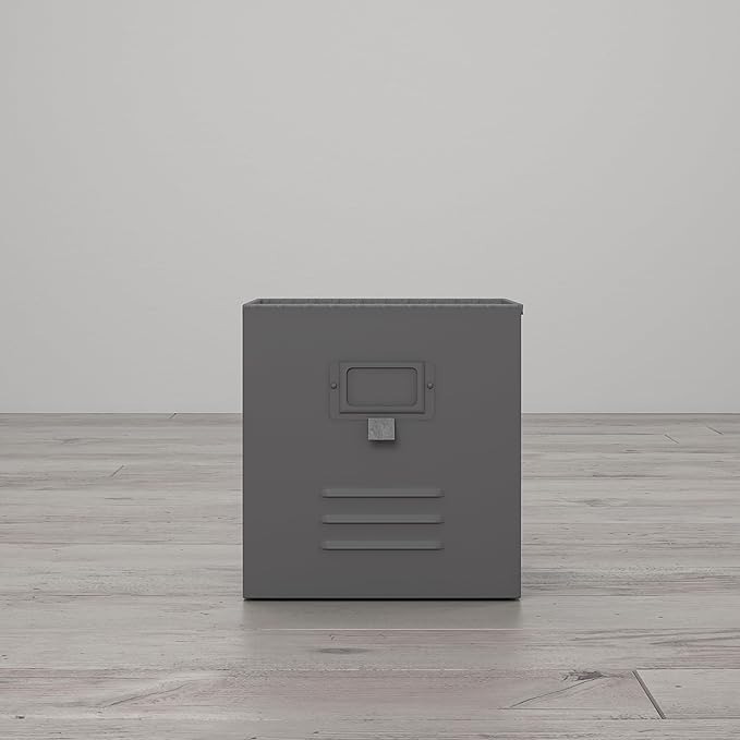 Little Seeds Nova Metal Locker 3 Pack-Graphite Grey Storage Bins - LeafyLoom