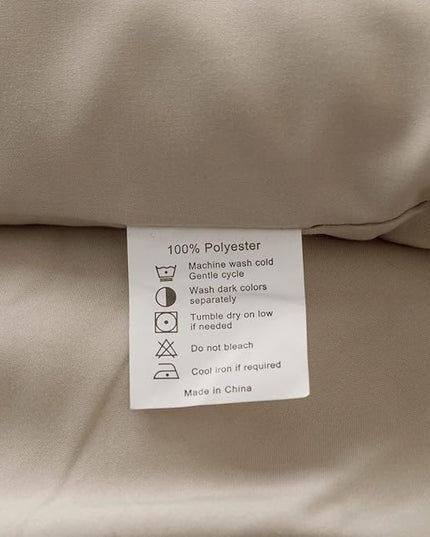 ROSGONIA California King Comforter Set Oatmeal, 3pcs Bedding (1 Boho Cal King Comforter & 2 Pillowcases), All Season Bedspread Blanket Quilt - LeafyLoom