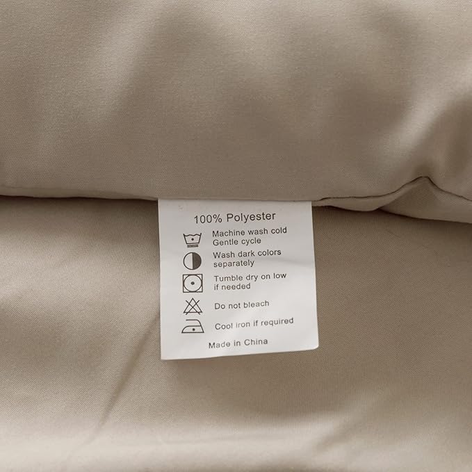 ROSGONIA California King Comforter Set Oatmeal, 3pcs Bedding (1 Boho Cal King Comforter & 2 Pillowcases), All Season Bedspread Blanket Quilt - LeafyLoom