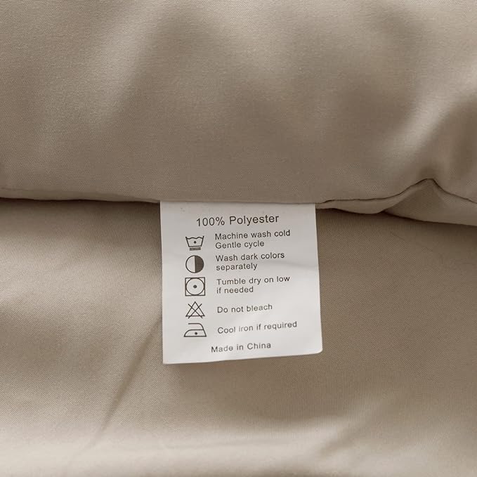 ROSGONIA King Size Comforter Set Oatmeal, 3pcs (1 Boho Comforter & 2 Pillowcases), All Season Bedding Soft Lightweight Bedspread Blanket Quilt - LeafyLoom