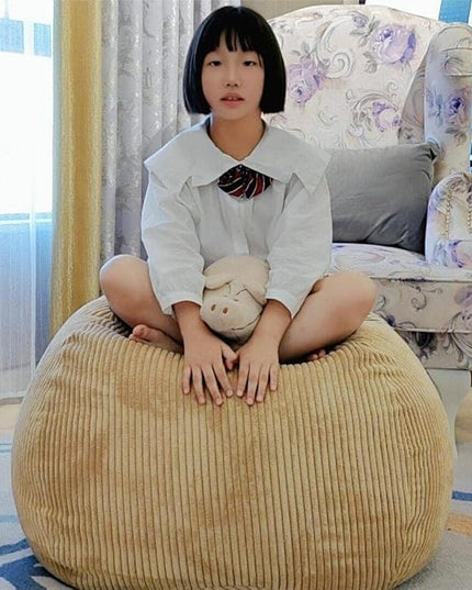 Bean Bag Chairs (No Filler),Bean Bag Cover,Stuffed Animal Storage Bean Bag,Toddler Bean Bag,Bean Bag for Adults,Kids,Teens,Large bean bag - LeafyLoom