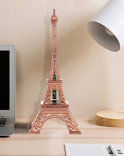 DOITOOL Eiffel Tower Led Light Tower Architecture Craft Tower Statue Table Lamp Decoration Led Lamp Home Decorations Bedroom Decoration Tower Light Nightlight Desk Light up Tower Led Tower - LeafyLoom