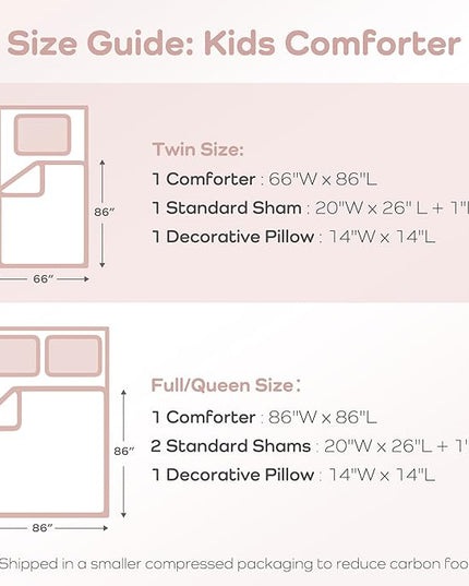 Mi Zone Kids Twin Comforter Set, Celestial Metallic Comforter Set Starry Sky, Moon & Sun Comforters, All Seasons Lightweight & Fluffy Comforter Bed Set, 1 Sham, Celia, Twin, Blush/Gold 3 Piece - LeafyLoom