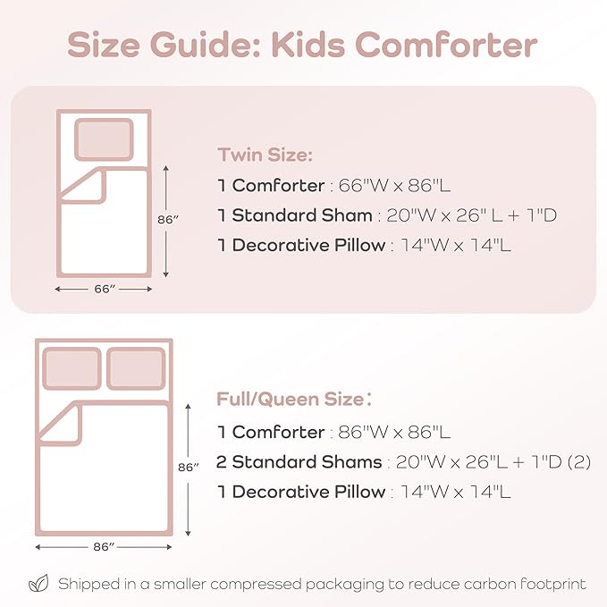 Mi Zone Kids Twin Comforter Set, Celestial Metallic Comforter Set Starry Sky, Moon & Sun Comforters, All Seasons Lightweight & Fluffy Comforter Bed Set, 1 Sham, Celia, Twin, Blush/Gold 3 Piece - LeafyLoom