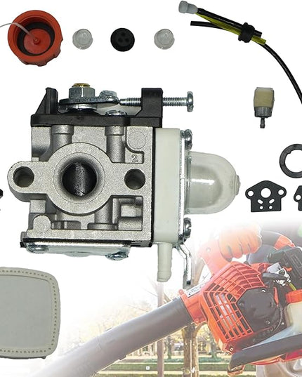 A021004700 A021000722 A021000723 New Carburetor Kits with Air Filter Fits for Echo PB-2520 Leaf Blower Replaces A021004700 A021000722 A021000723 - LeafyLoom