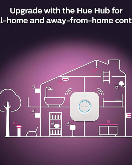 Philips Hue Smart 100W A21 LED Bulb - White and Color Ambiance Color-Changing Light - 4 Pack - 1600LM - E26 - Indoor - Control with Hue App - Works with Alexa, Google Assistant and Apple Homekit. PhilipsHue
