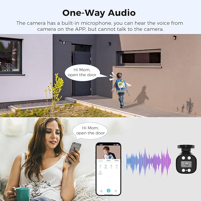 Hiseeu 3K Wired Outdoor Security Camera System with Audio,5MP 8CH Surveillance DVR,8 X5MP IP66 Weatherproof Cameras & 1TB HDD,Dual Light,Human/Vehicle Detection,Smart Playback for Home Security Hiseeu