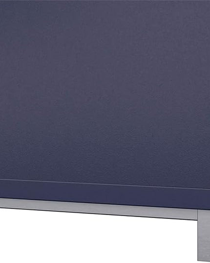 Ameriwood Home Lumina Fireplace TV Stand, Deluxe 70", Navy - LeafyLoom