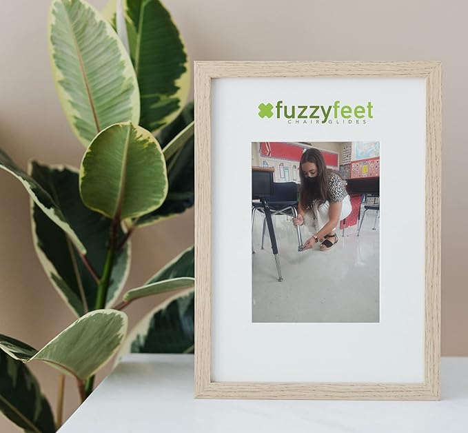 Chair Glide [48 Count] Made in The USA | Noise Cancelling Long Lasting Floor Protection | Heavy Duty Breathable Latex-Free Anti-Rust Design | Easy to Apply Teacher Classroom Supplies - LeafyLoom