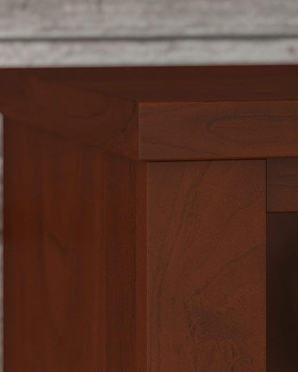 Bush Furniture Somerset Tall 5 Shelf Bookcase in Hansen Cherry - LeafyLoom