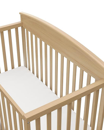 Graco Benton 5-in-1 Convertible Crib (Driftwood) – GREENGUARD Gold Certified, Converts from Baby Crib to Toddler Bed, Daybed and Full-Size Bed, Fits Standard Full-Size Crib Mattress - LeafyLoom