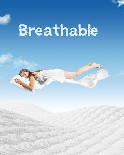 Full Mattress, 14 Inch Innerspring Hybrid Mattress in a Box, Individually Pocket Coils for Motion Isolation & Cool Sleep, Queen Bed for Back Pain,CertiPUR-US,100 Nights Trial - LeafyLoom