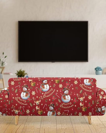 FKELYI Christmas Ornaments Sofa Slipcover Stretch Sofa Couch Cover for Indoor Non-Slip Furniture Protector Washable Sofa Slipcovers XL FKELYI