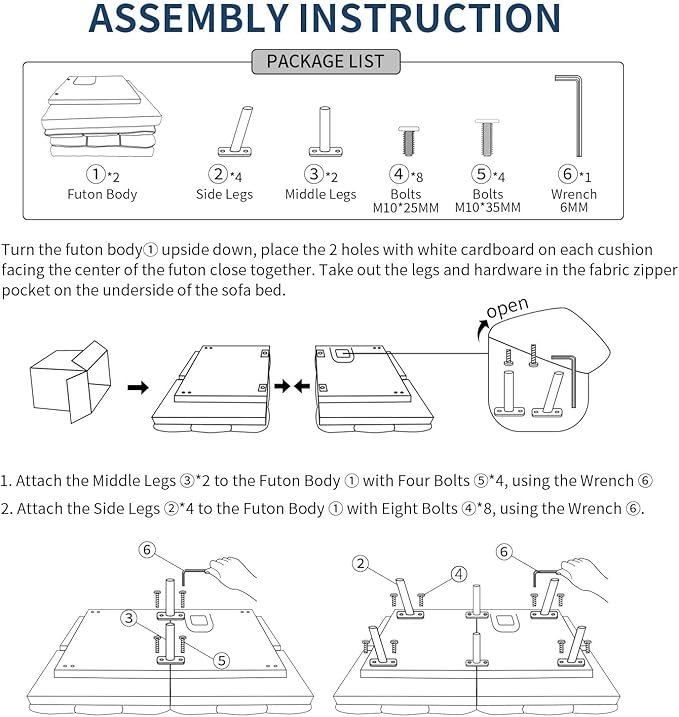 MUUEGM Futon Sofa Bed Couch Convertible Memory Foam Sleeper Love Seat,Modern Daybed for Living Room,Office,Small Space,Apartment,Adjustable Backrests Armrests,71" Sofabed, Pure Grey - LeafyLoom