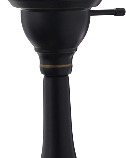 Elegant Designs LF2003-RBA 2 Light Mother Daughter Floor Lamp with Amber Marble Glass Shades, Restoration Bronze and Amber - LeafyLoom