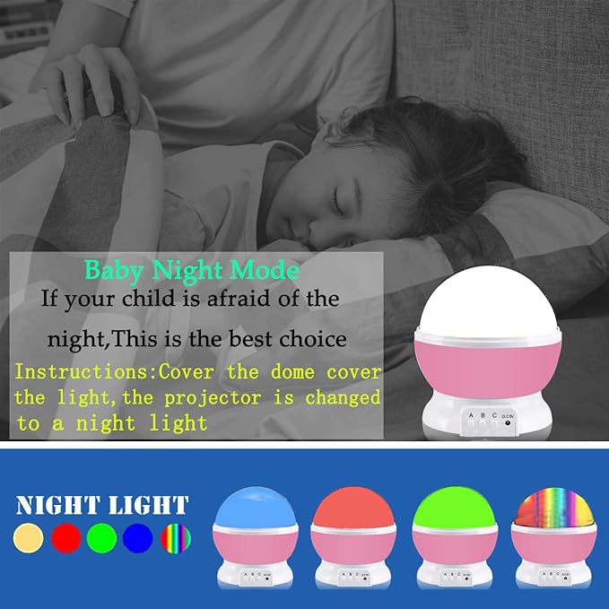 Unicorns Toys for 2-12 Year Old Girls,Star Projection 2 in 1 Girls Toys Age 3-9,Room Decor Kawaii Toddler Toys for Kids Age 4-8,Birthday Easter Christams Gifts Xmax Stocking Stuffers for Children - LeafyLoom