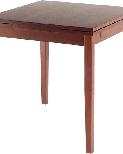 Winsome Pulman Dining Table, Walnut Hamilton Seating, Antique Walnut - LeafyLoom