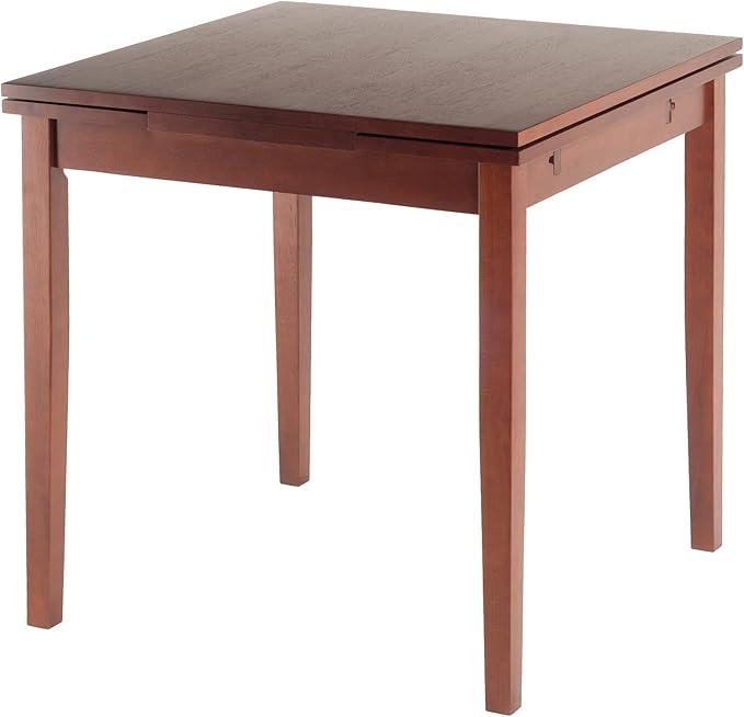 Winsome Pulman Dining Table, Walnut Hamilton Seating, Antique Walnut - LeafyLoom