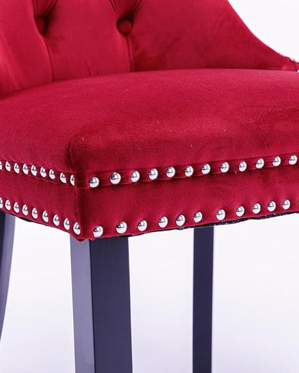 NicBex Haerin-SD-00102-LWJ Dining Chairs, 25.5"x19.7"x37.4", Burgundy - LeafyLoom