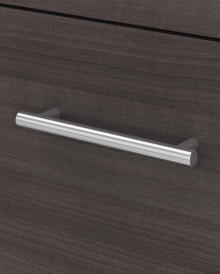 Bush Furniture Somerset Computer Drawers | Office Home Workspace | Large Desk, 72W, Storm Gray/White - LeafyLoom