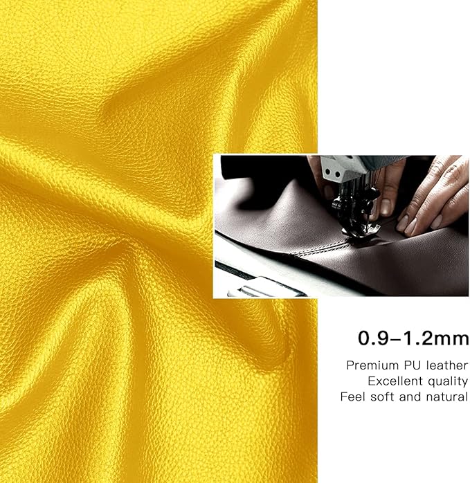 360° Office Desk Chair,PU Adjustable Rolling Task Chair with Backrest for Barber,Office,Home, Computer,360° Swivel,Armless (yellow) - LeafyLoom