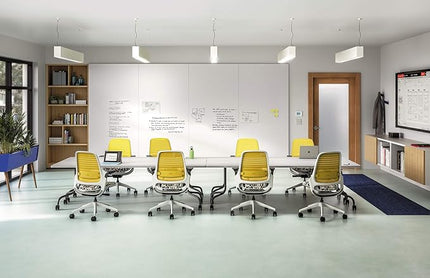 Steelcase Series 1 Work Office Chair, Canary - LeafyLoom