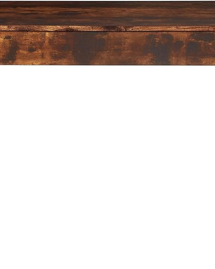 Acme Zaidin Wooden Rectangle Top Writing Desk in Weathered Oak and Black - LeafyLoom