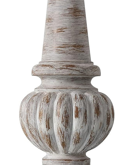 PORTRES 25.75" Traditional 3-Way Dimmable Table Lamp Set of 2 for Living Room Bedside Nightstand Lamps with USB A+C Charging Ports for Bedroom Kids Room Rustic Table Lamps (2 Bulbs Included) - LeafyLoom