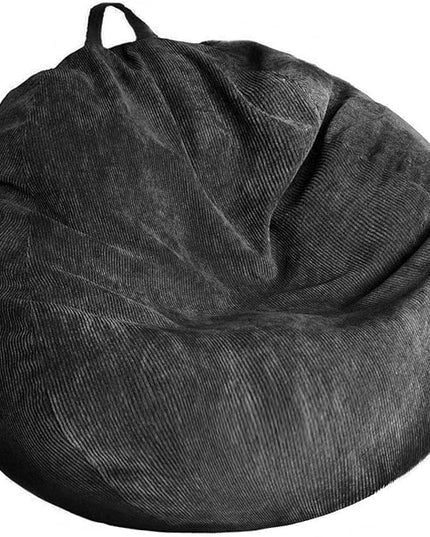 Bean Bag Chair Cover (No Filler) Stuffed Animal Storage Bean Bag Cover Pets Dogs/Cats Lazy Beds. Washable Ultra Soft Corduroy Stuffed for Organizing Plush Toys or Textile, Sack Bean Bag - LeafyLoom
