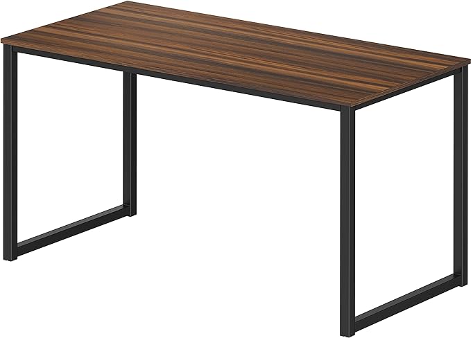 SHW Home Office 40-Inch Computer Desk, Walnut - LeafyLoom
