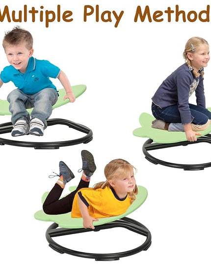 Kids Sensory Spinning Chair, Autism Kids Swivel Chair, Kids Sit and Spin Chair Sensory Toy, Improve Physical Coordination Wobble Chair for Kids, Kids Sensory Equipment for Boys Girls - LeafyLoom