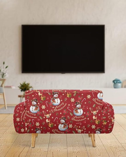 FKELYI Christmas Ornaments Sofa Slipcover Stretch Sofa Couch Cover for Indoor Non-Slip Furniture Protector Washable Sofa Slipcovers L FKELYI