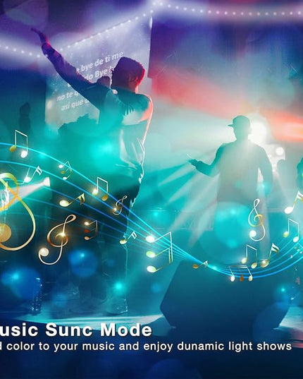 phopollo LED Lights for Bedroom 200ft, Music Sync Color Changing, Smart App Control with Remote, Ultra-Long LED Strip Lights for Party, Home Decoration. Phopollo