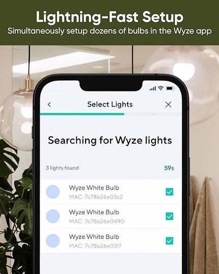 Wyze Bulb Color, 1100 Lumen WiFi RGB and Tunable White A19 Smart Bulb, Works with Alexa and Google Assistant, Four-Pack WYZE